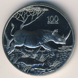 Замбия 100 квача 1998 год
