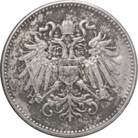 Австрия 20 геллеров 1917 год