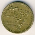 Бразилия 1 крузейро 1944 год