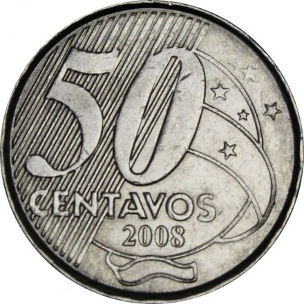 Бразилия 50 сентаво 2008 год - Барон Рио-Бранко