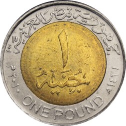 Египет 1 фунт 2010 год - Тутанхамон