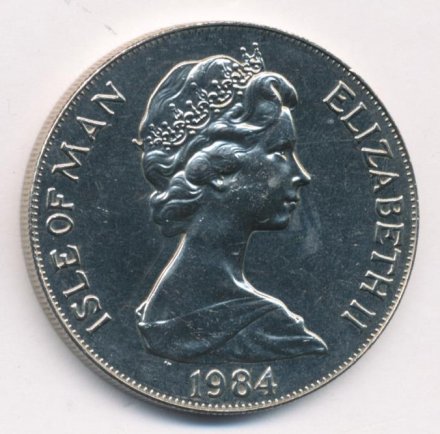 Остров Мэн 1 крона 1984 год - XXIII Летние Олимпийские игры 1994 года в Лос-Анджелесе