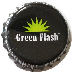 Пивная пробка США - Green Flash (черная)