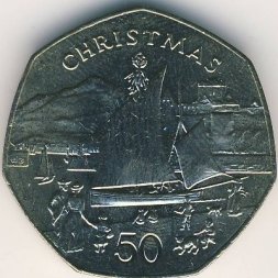 Остров Мэн 50 пенсов 1981 год