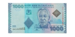 Танзания 1000 шиллингов 2015 год - UNC