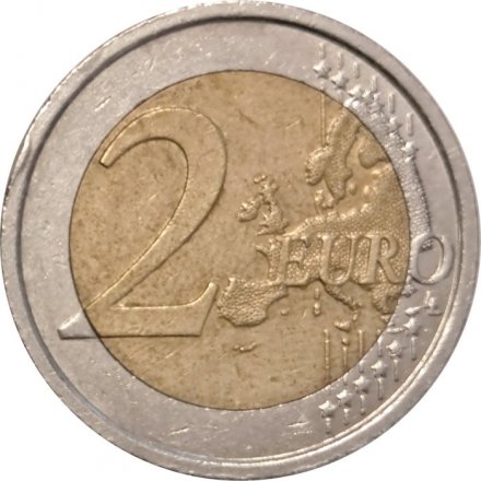 Италия 2 евро 2010 год -  Данте Алигьери