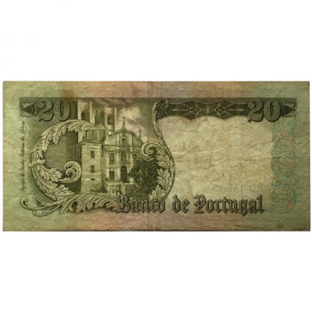 Португалия 20 эскудо 1964 год - F