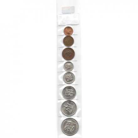 Набор из 8 монет ЮАР 1970- 1989 год