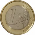Германия 1 евро 2004 год (F) -  UNC