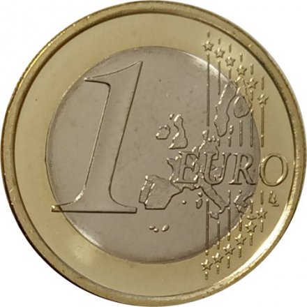 Германия 1 евро 2004 год (F) -  UNC