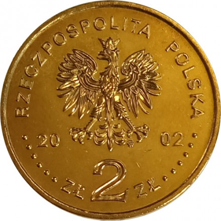 Польша 2 злотых 2002 год - Август II Сильный (1697-1706; 1709-1733)
