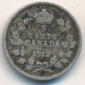 Канада 5 центов 1912 год