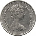 Канада 25 центов 1980 год - Карибу