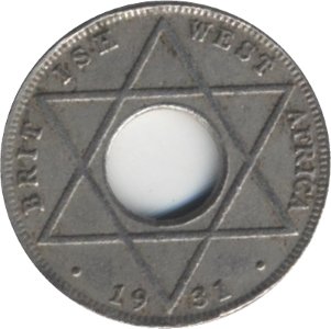 Британская Западная Африка 1/10 пенни 1931 год