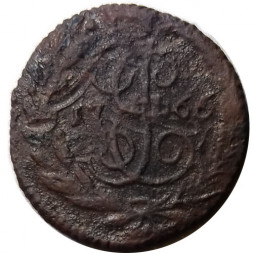 Полушка 1766 год ЕМ  Екатерина II (1762 - 1796) - F