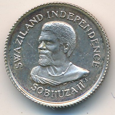 Свазиленд 5 центов 1968 год