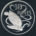 Сейшелы 10 рупий 1974 год