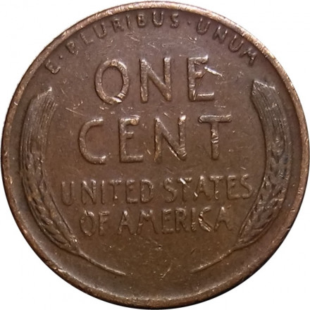 США 1 цент 1944 год (без отметки МД)