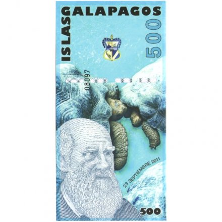 Сувенирная банкнота Галапагосские острова 500 сукре 2011 год - UNC