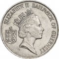 Гернси 10 пенсов 1987 год