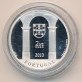 Португалия 2,5 евро 2010 год - Дворцовая площадь в Лиссабоне