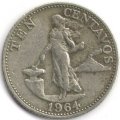 Филиппины 10 сентаво 1964 год