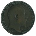 Великобритания 1/2 пенни 1903 год - Король Эдуард VII
