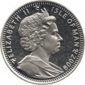 Остров Мэн 1 крона 2009 год - Персидские кошки (Медь-Никель)