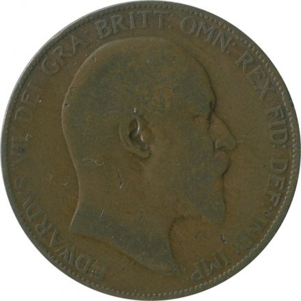 Великобритания 1 пенни 1905 год