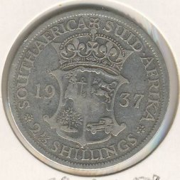 ЮАР 2 1/2 шиллинга 1937 год