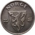 Норвегия 5 эре 1943 год - Герб
