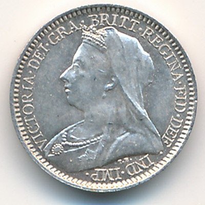 Великобритания 2 пенса 1896 год