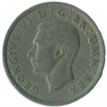 Великобритания 1/2 кроны 1947 год
