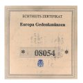 Либерия 5 долларов 2003 год - Новые монеты Ватикана (Сертификат)