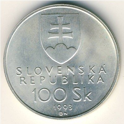 Словакия 100 крон 1993 год