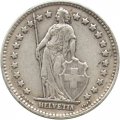 Швейцария 1 франк 1937 год