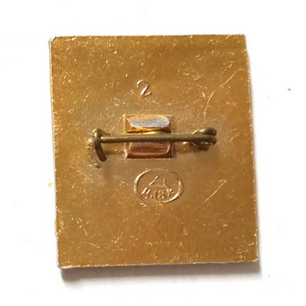 Значок В.И. Ленин, заливной