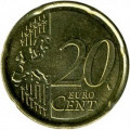 Бельгия 20 евроцентов 2011 год