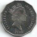 Соломоновы острова 50 центов 2008 год - Герб