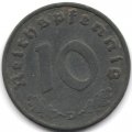 Третий Рейх 10 рейхспфеннигов 1942 год (D)
