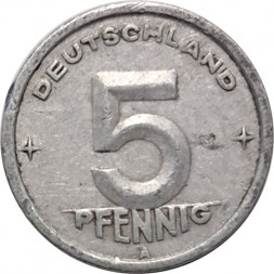 ГДР 5 пфеннигов 1949 год (A)