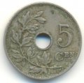 Бельгия 5 сантимов 1923 год BELGIE
