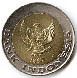 Индонезия 1000 рупий 1997 год