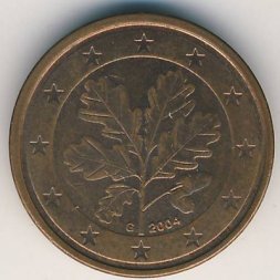 Германия 2 евроцента 2004 год (G)
