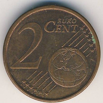 Германия 2 евроцента 2004 год (G)