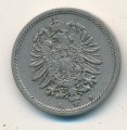 Германия 5 пфеннигов 1889 год (A)