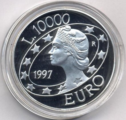 Сан-Марино 10000 лир 1997 год - Евро