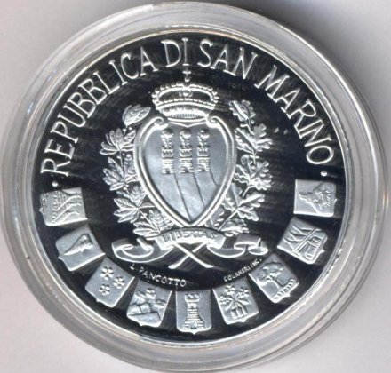 Сан-Марино 10000 лир 1997 год - Евро