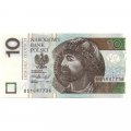 Польша 10 злотых 2016 год - UNC