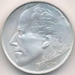 Чехия 200 крон 2010 год - 150 лет со дня рождения Густава Малера